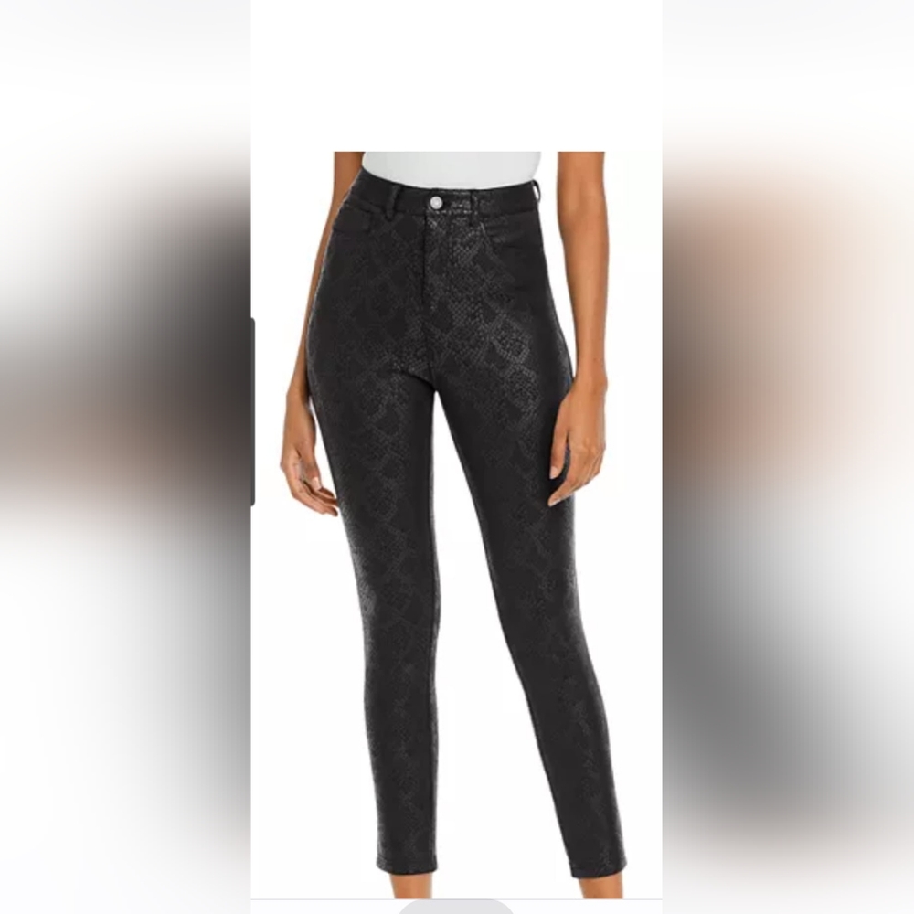 NWT Guess Poison Python Coated Pants
